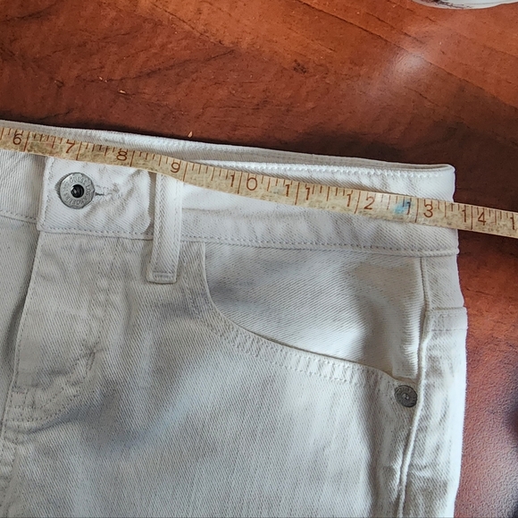 White Guess Denim Mini Skirt - Picture 8 of 12